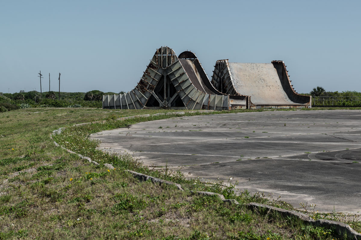 space junk #9, usa, 2016 (launch pad 34 deflektor in cape canaveral)