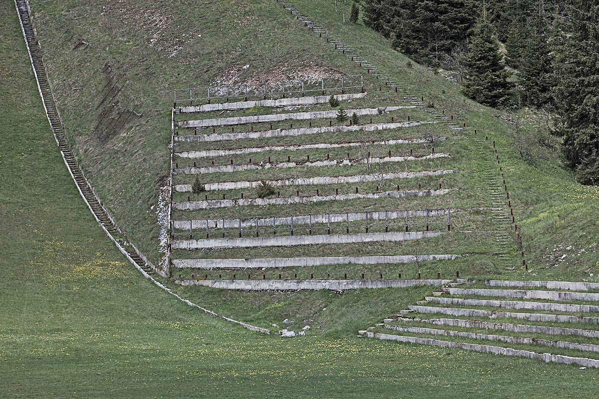 sound of hawkbits, olympic spirit #4, bosnia herzegovina, 2011 (ski jump winter games 1984)