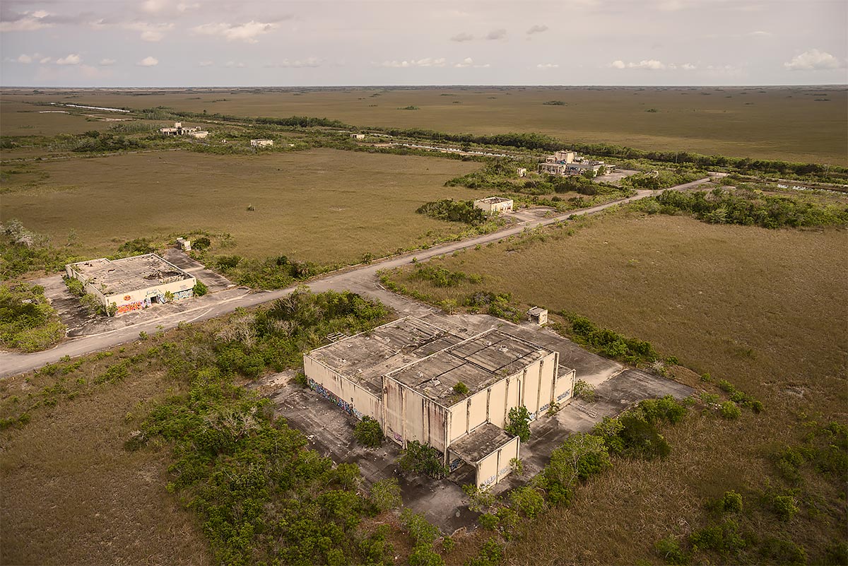 space junk #11, usa, 2016 (aerojet dade solid fuel rocket test facility in the everglades. the last test in 1967 produced over 5 mio pounds of thrust and the fire could be seen from 100 miles away)